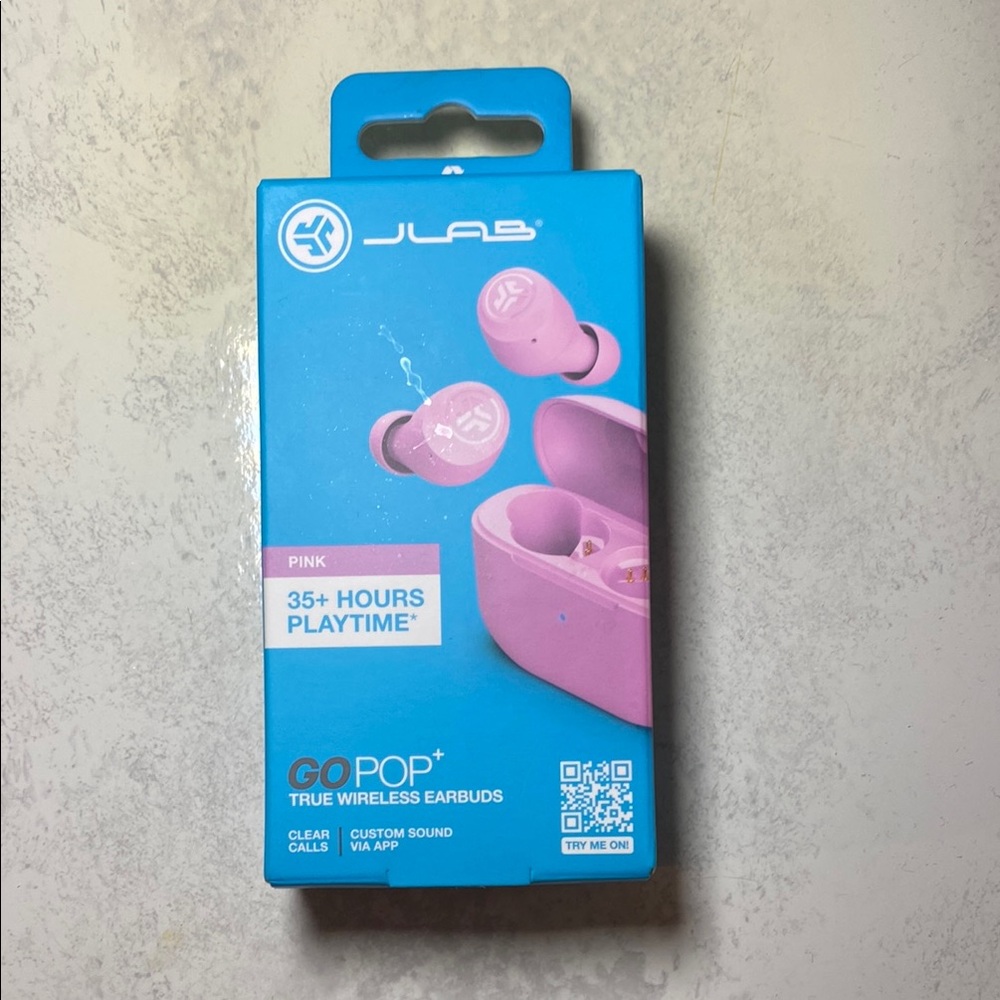 GO POP+ Pink Wireless Earbuds